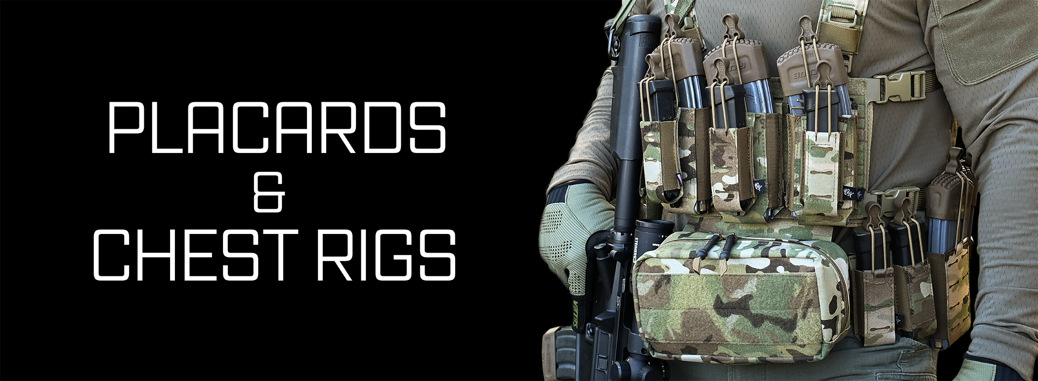 Placards and Chest Rigs - tactical holsters and equipment